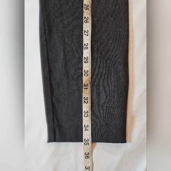 I.N. Studio Petite Womens Gray Pull On Faux Pocket Straight Leg Pants Size PM - Picture 7 of 10